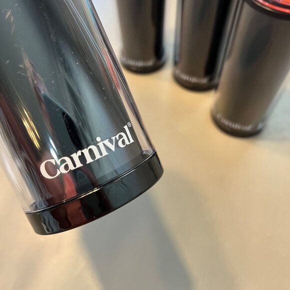 4 Carnival Cruise Ship NEW Souvenir Port Photo Display Cups Lids - Picture 3 of 11